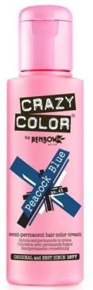 Crazy color by renbow n°45 peacock blue 100ml
