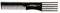Guenzani Pettine a forchetta nero Art 444