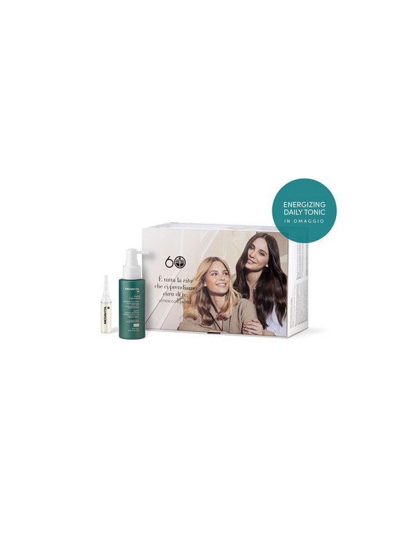Medavita Kit Lotion Concentree Trattamento Intensivo Anticaduta 13 x 6 ml e Energizing Daily Tonic 100 ml